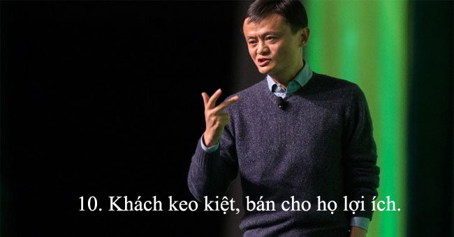 15 nguyên tắc bán hàng của Jack Ma - Nguyên tắc 10