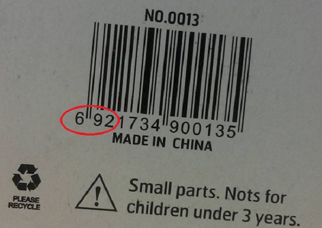 Cách nhận biết mã vạch hàng có xuất xứ từ Trung Quốc