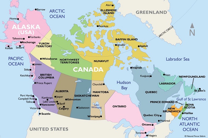 Canada nước có diện tích lớn thứ 2 thế giới