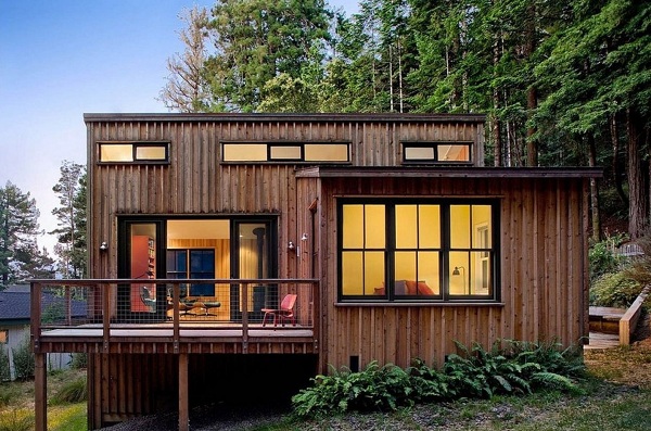 Thiết kế nhà gỗ hiện đại cao cấp - Nhà gỗ lim