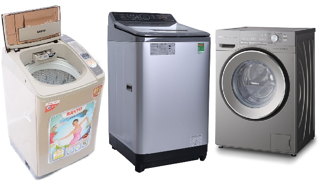 Tìm hiểu các loại máy giặt thông dụng trên thị trường hiện nay